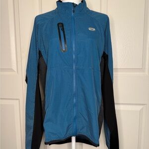 Sugoi women’s Blue and Black Full-Zip Jacket size XL